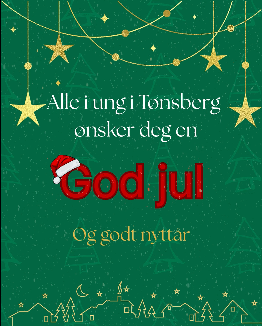 En god jul instagram post